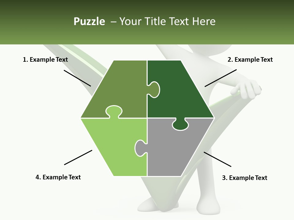 A Person Holding A Green Check Mark In Front Of A White Background PowerPoint Template