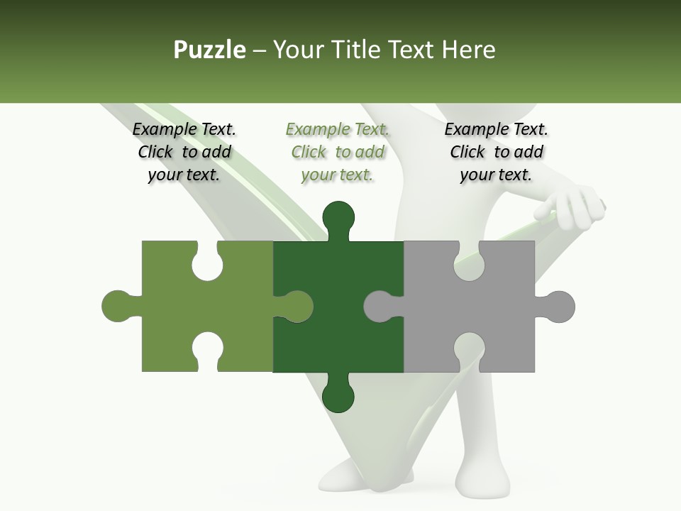 A Person Holding A Green Check Mark In Front Of A White Background PowerPoint Template
