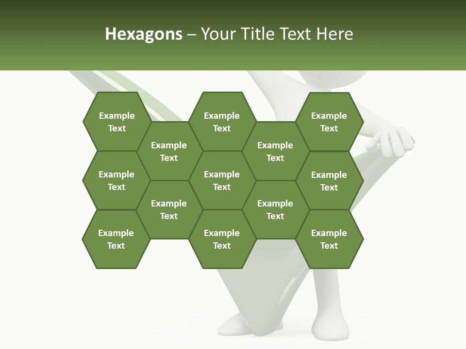 A Person Holding A Green Check Mark In Front Of A White Background PowerPoint Template