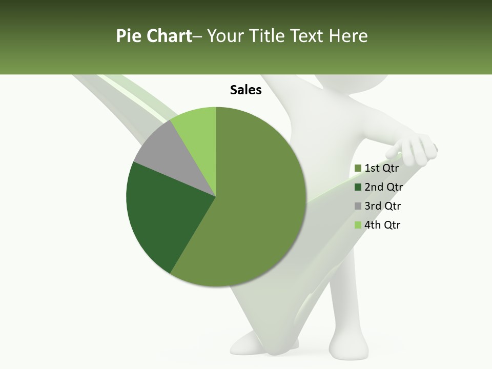 A Person Holding A Green Check Mark In Front Of A White Background PowerPoint Template