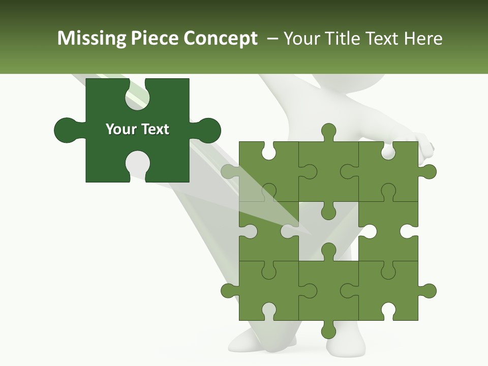 A Person Holding A Green Check Mark In Front Of A White Background PowerPoint Template