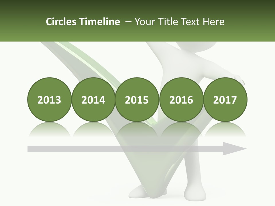 A Person Holding A Green Check Mark In Front Of A White Background PowerPoint Template