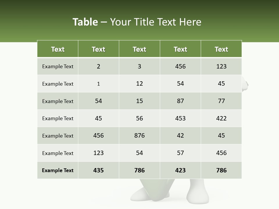 A Person Holding A Green Check Mark In Front Of A White Background PowerPoint Template