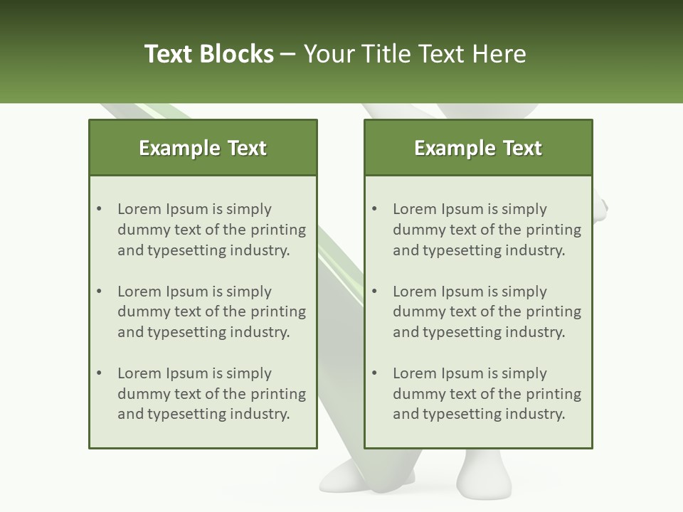 A Person Holding A Green Check Mark In Front Of A White Background PowerPoint Template