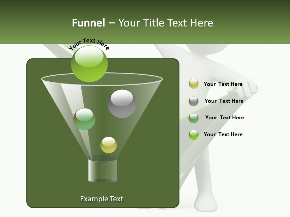 A Person Holding A Green Check Mark In Front Of A White Background PowerPoint Template