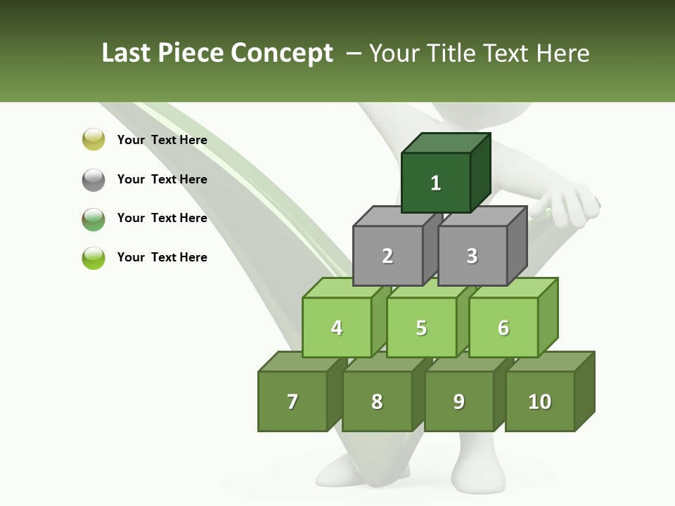 A Person Holding A Green Check Mark In Front Of A White Background PowerPoint Template