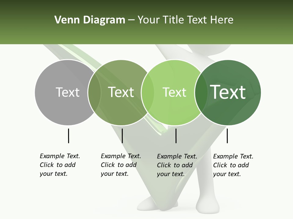 A Person Holding A Green Check Mark In Front Of A White Background PowerPoint Template