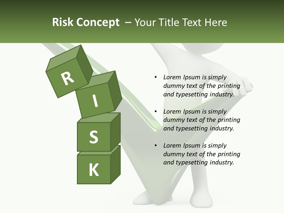 A Person Holding A Green Check Mark In Front Of A White Background PowerPoint Template