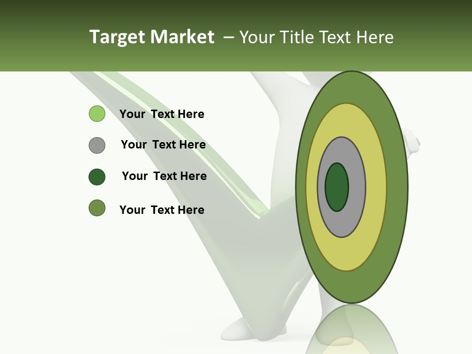 A Person Holding A Green Check Mark In Front Of A White Background PowerPoint Template