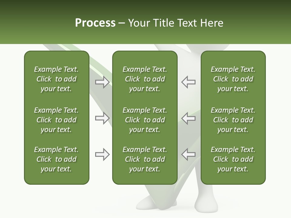 A Person Holding A Green Check Mark In Front Of A White Background PowerPoint Template