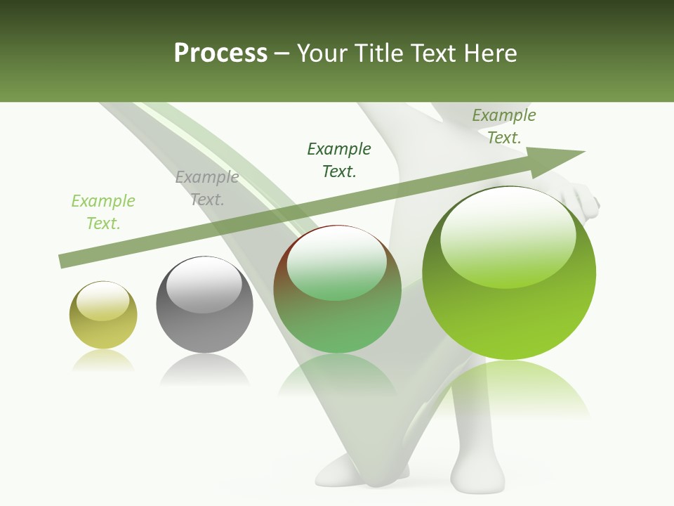 A Person Holding A Green Check Mark In Front Of A White Background PowerPoint Template