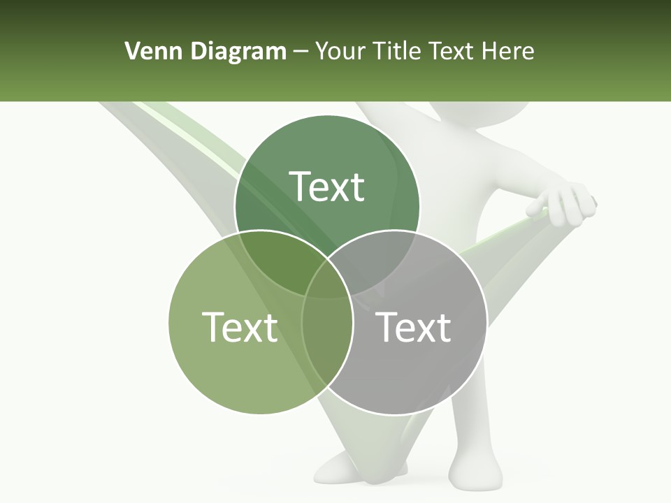 A Person Holding A Green Check Mark In Front Of A White Background PowerPoint Template