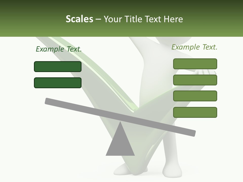 A Person Holding A Green Check Mark In Front Of A White Background PowerPoint Template