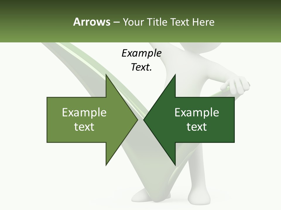 A Person Holding A Green Check Mark In Front Of A White Background PowerPoint Template
