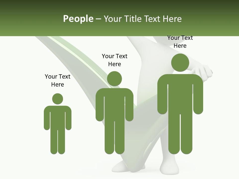 A Person Holding A Green Check Mark In Front Of A White Background PowerPoint Template