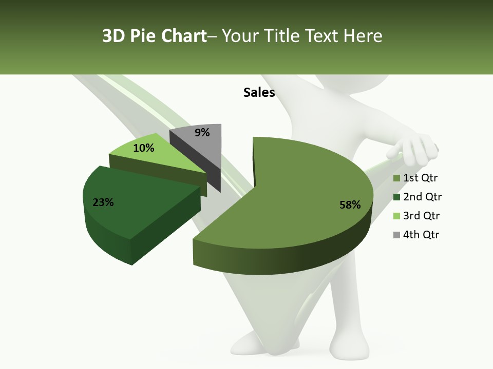A Person Holding A Green Check Mark In Front Of A White Background PowerPoint Template