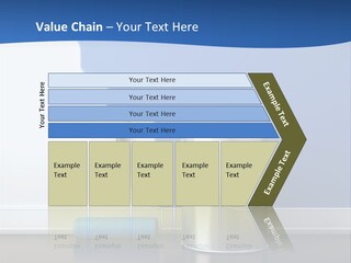 A Paint Can And A Roller On A Table PowerPoint Template