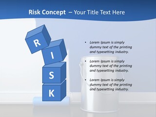A Paint Can And A Roller On A Table PowerPoint Template