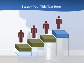 A Paint Can And A Roller On A Table PowerPoint Template