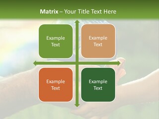 A Person Holding A Small Earth In Their Hands PowerPoint Template