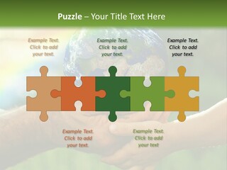 A Person Holding A Small Earth In Their Hands PowerPoint Template