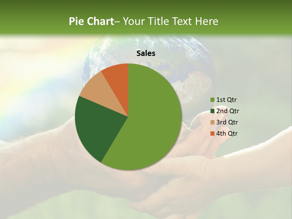 A Person Holding A Small Earth In Their Hands PowerPoint Template