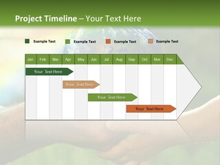 A Person Holding A Small Earth In Their Hands PowerPoint Template