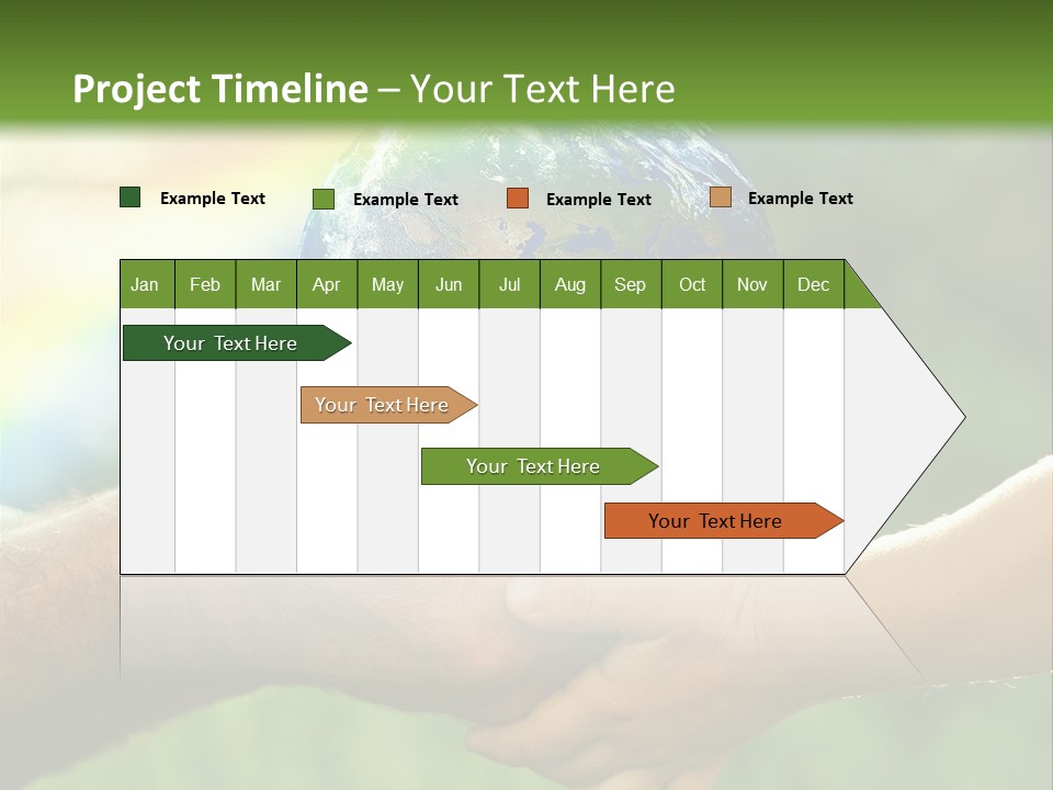 A Person Holding A Small Earth In Their Hands PowerPoint Template