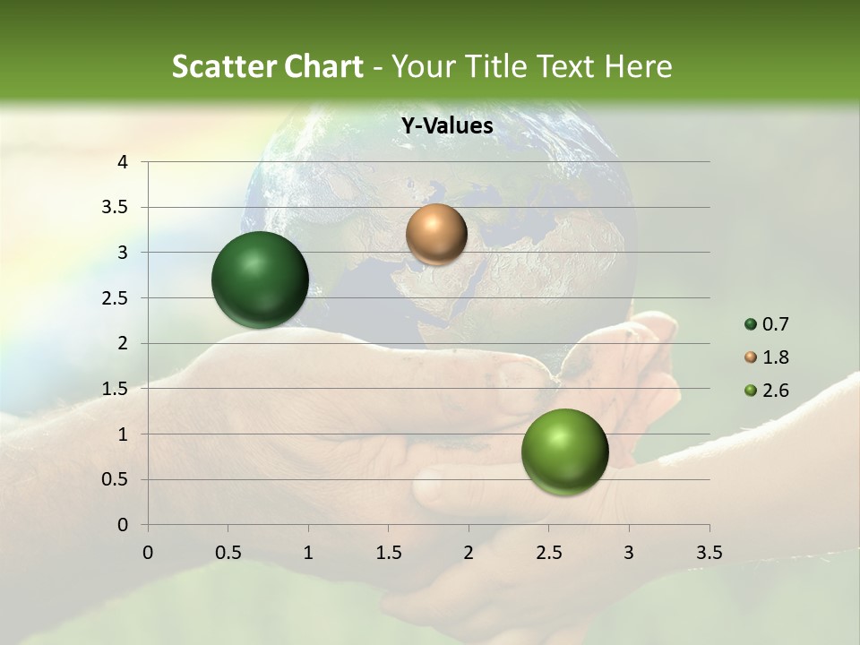 A Person Holding A Small Earth In Their Hands PowerPoint Template