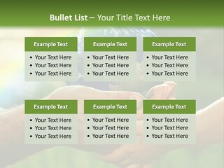 A Person Holding A Small Earth In Their Hands PowerPoint Template