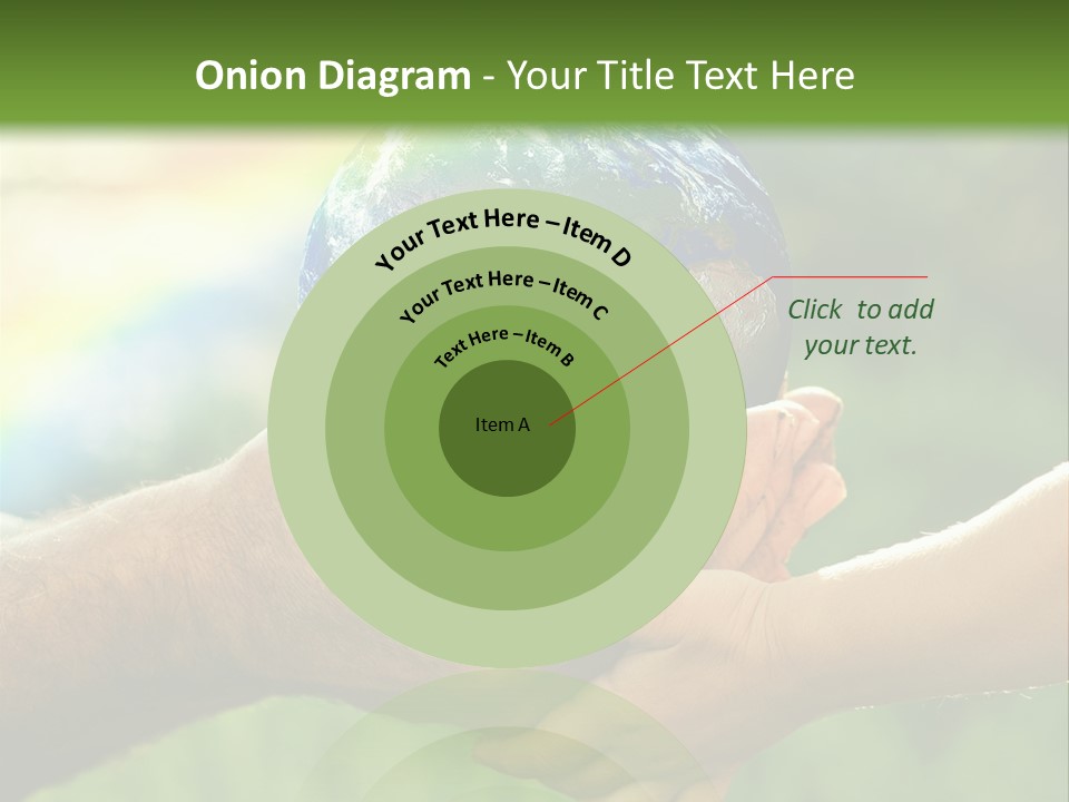 A Person Holding A Small Earth In Their Hands PowerPoint Template