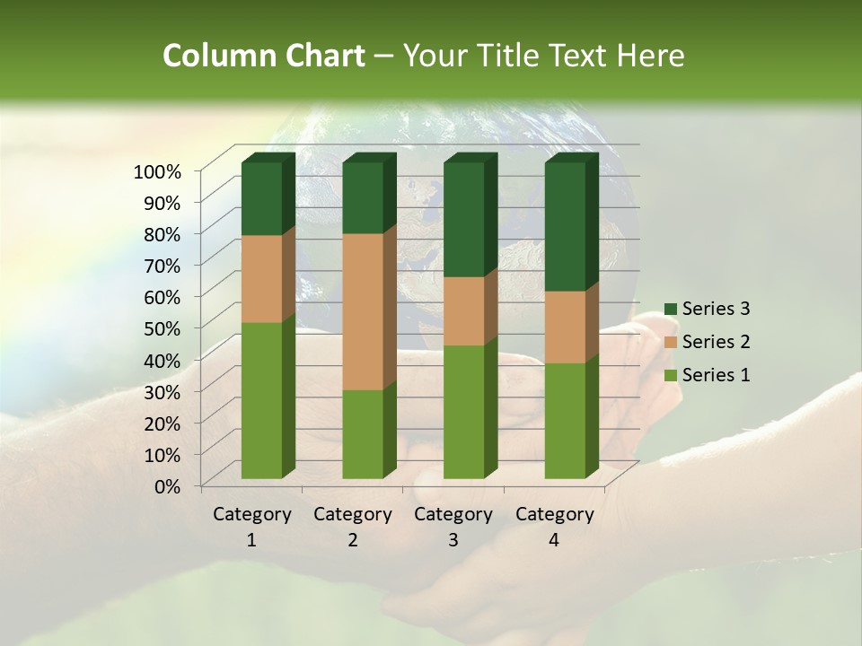 A Person Holding A Small Earth In Their Hands PowerPoint Template