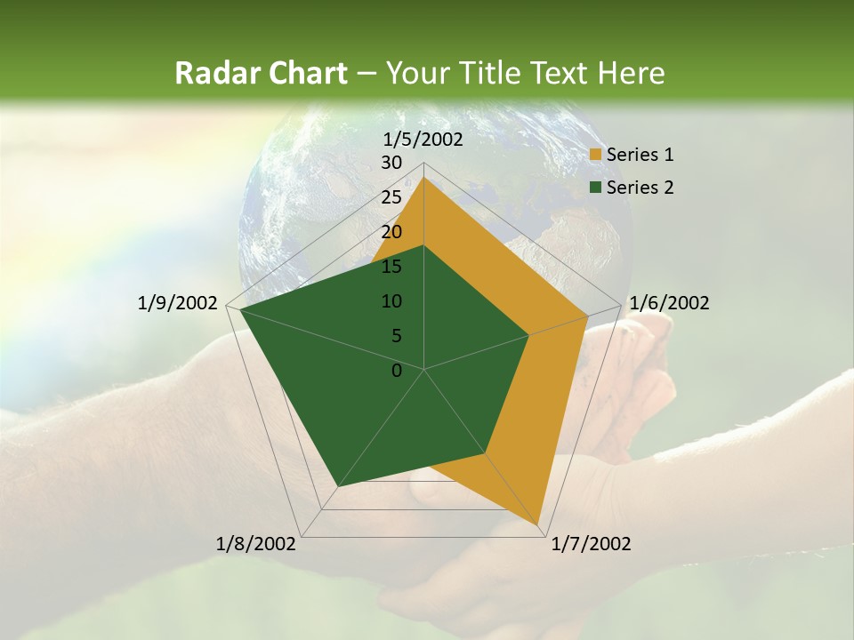 A Person Holding A Small Earth In Their Hands PowerPoint Template