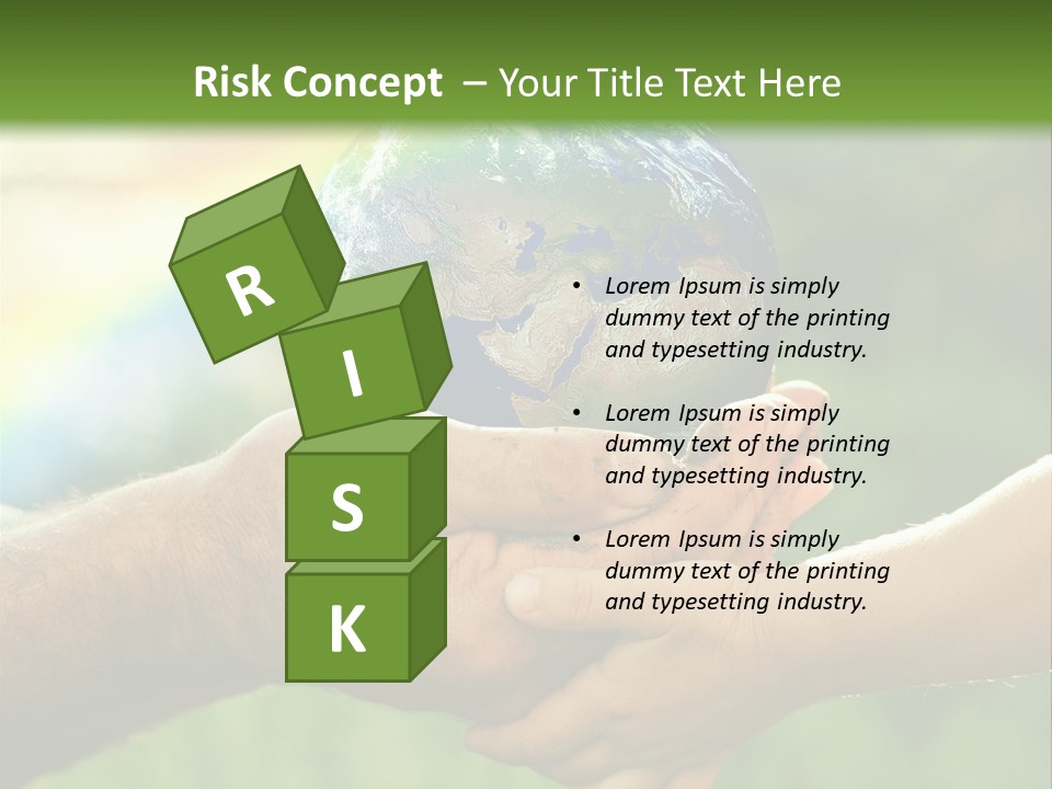 A Person Holding A Small Earth In Their Hands PowerPoint Template