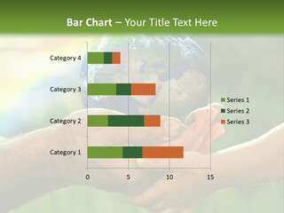 A Person Holding A Small Earth In Their Hands PowerPoint Template