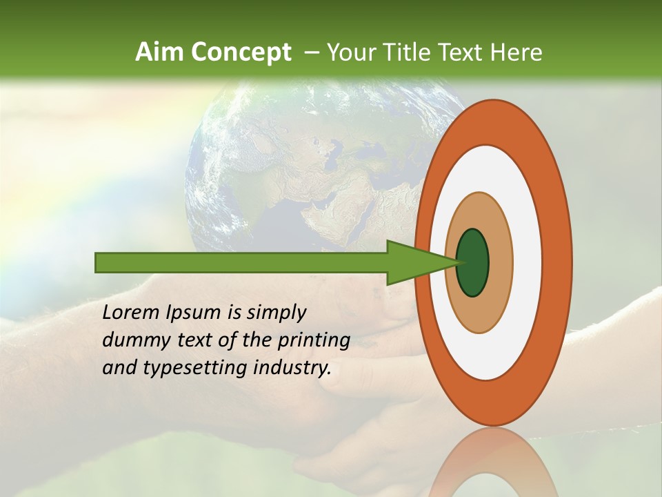 A Person Holding A Small Earth In Their Hands PowerPoint Template