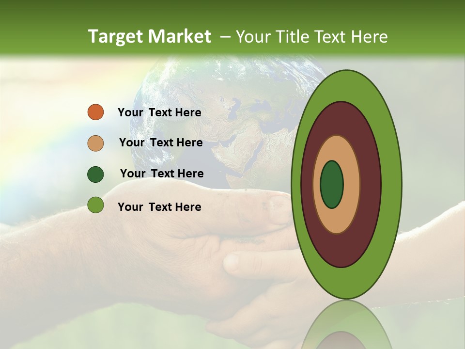 A Person Holding A Small Earth In Their Hands PowerPoint Template