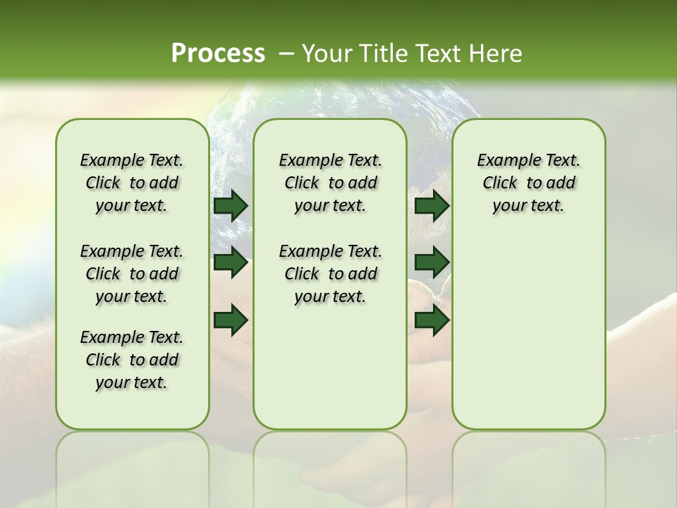 A Person Holding A Small Earth In Their Hands PowerPoint Template