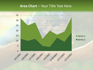 A Person Holding A Small Earth In Their Hands PowerPoint Template