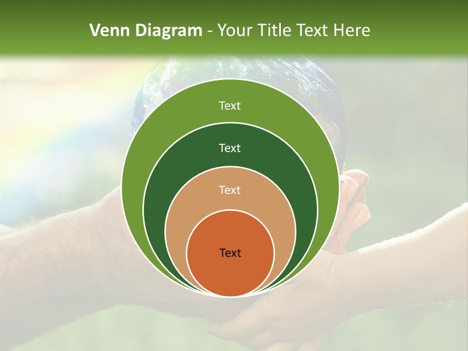 A Person Holding A Small Earth In Their Hands PowerPoint Template