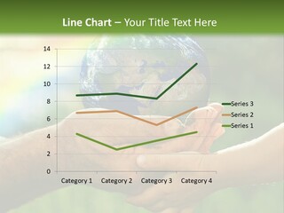 A Person Holding A Small Earth In Their Hands PowerPoint Template