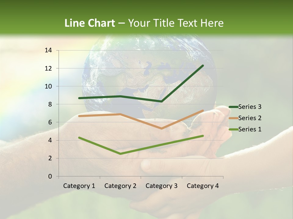 A Person Holding A Small Earth In Their Hands PowerPoint Template