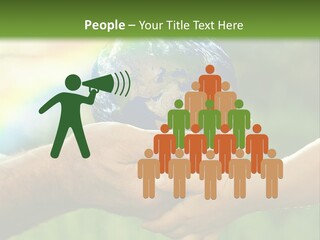 A Person Holding A Small Earth In Their Hands PowerPoint Template