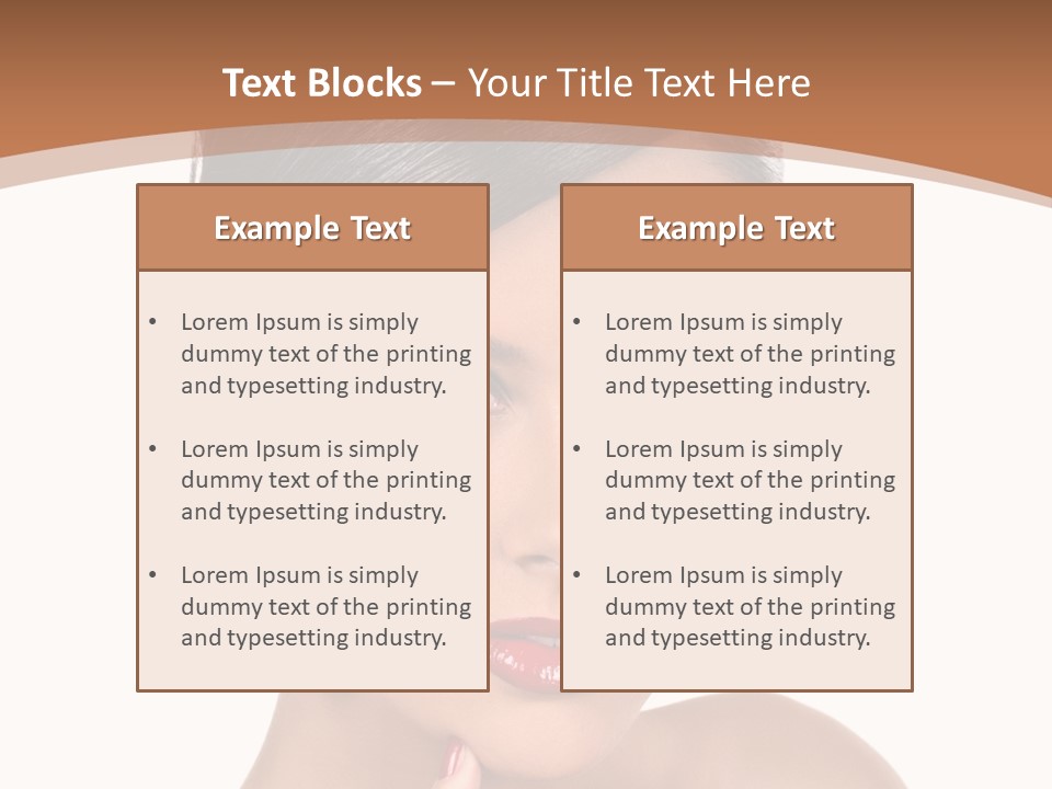 A Woman In A Red Dress Is Pointing At The Camera PowerPoint Template