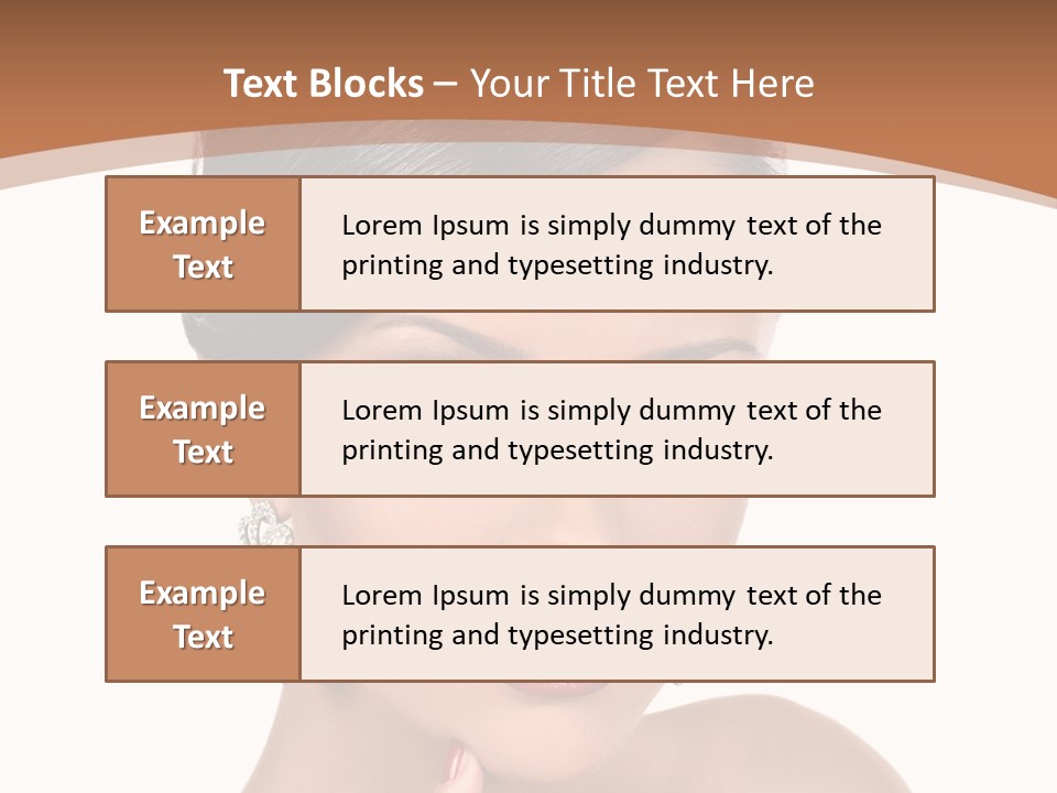 A Woman In A Red Dress Is Pointing At The Camera PowerPoint Template