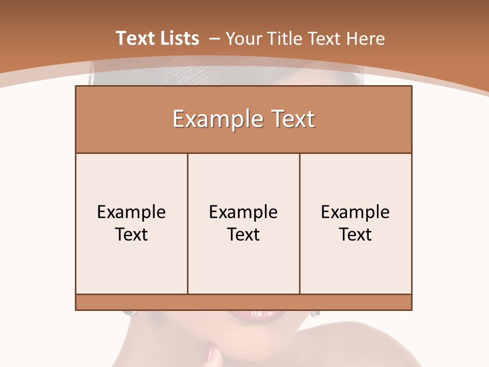 A Woman In A Red Dress Is Pointing At The Camera PowerPoint Template