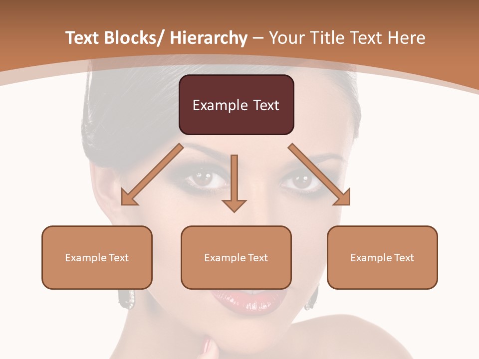 A Woman In A Red Dress Is Pointing At The Camera PowerPoint Template