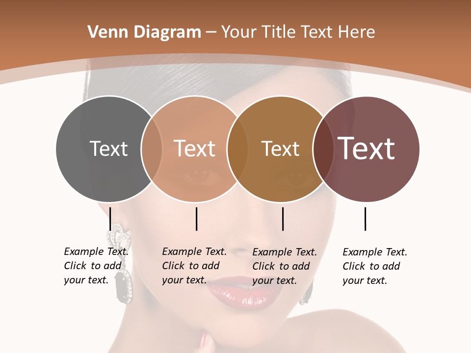 A Woman In A Red Dress Is Pointing At The Camera PowerPoint Template