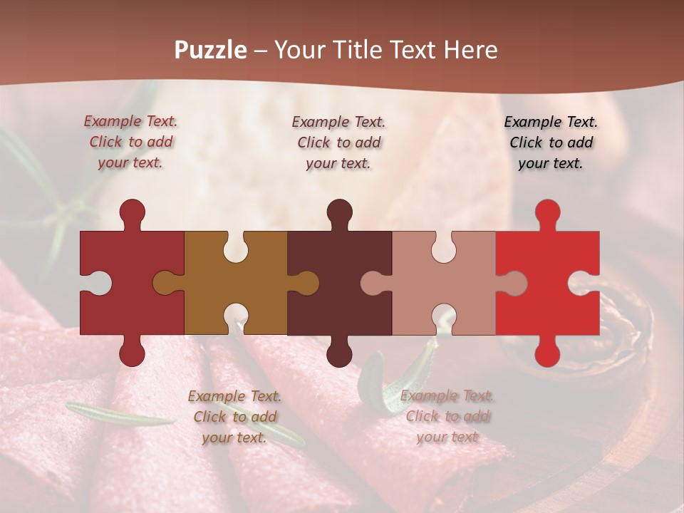 A Wooden Plate With Cheese And Nuts On It PowerPoint Template