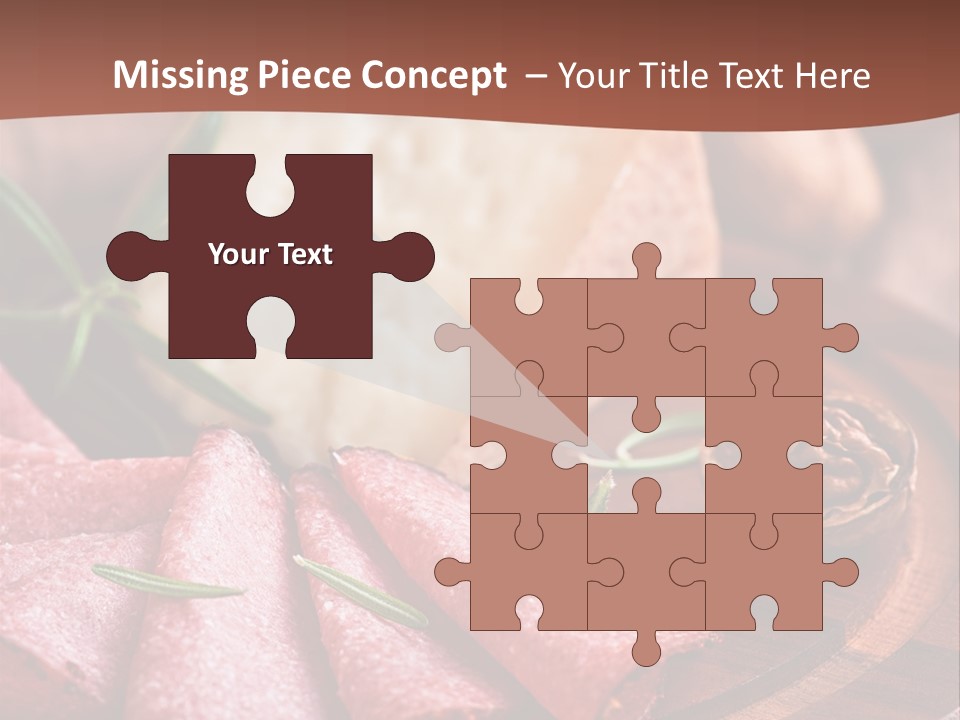 A Wooden Plate With Cheese And Nuts On It PowerPoint Template